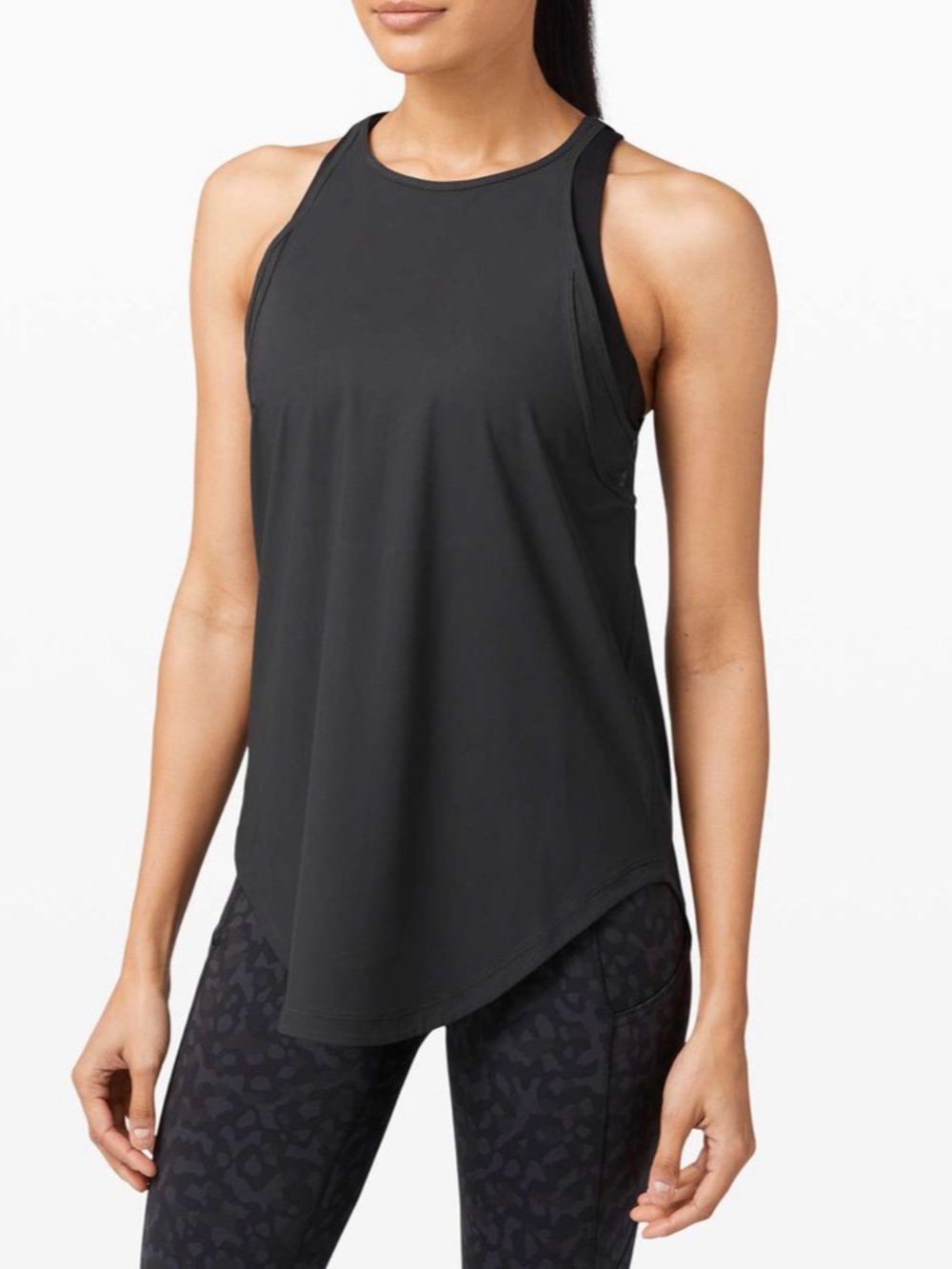 Lululemon Run Off Route Tank Top in Black